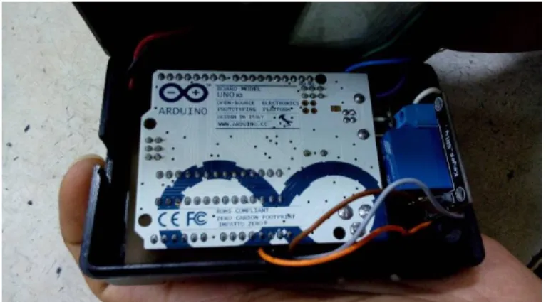 Gambar 3.12 Penempatan Arduino dan Driver Relay 