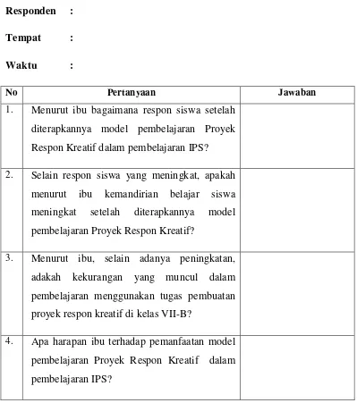 Tabel 3.6 