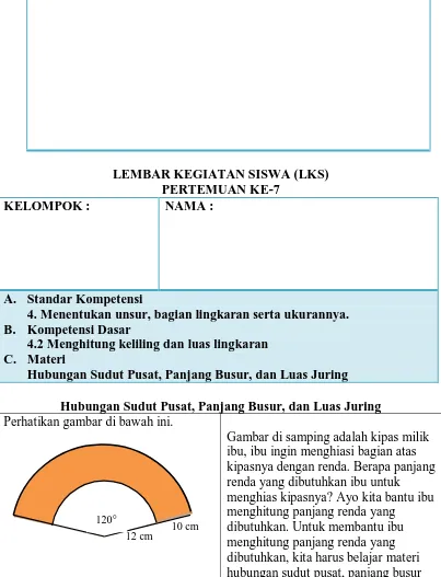 Gambar di samping adalah kipas milik ibu, ibu ingin menghiasi bagian atas kipasnya dengan renda