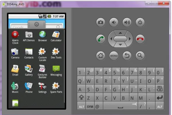 Gambar II.1 Emulator Android 