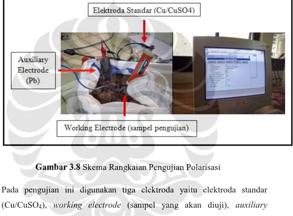 Gambar 3.8 Skema Rangkaian Pengujian Polarisasi 