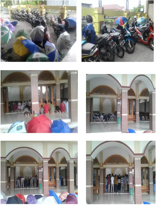 Gambar Keadaan Luar Masjid Saat Salat Jumat sedang Berlangsung di Masjid Al- Al-Ishlah Perumahan Boko Permata Asri, Jobohan, Bokoharjo, Prambanan 