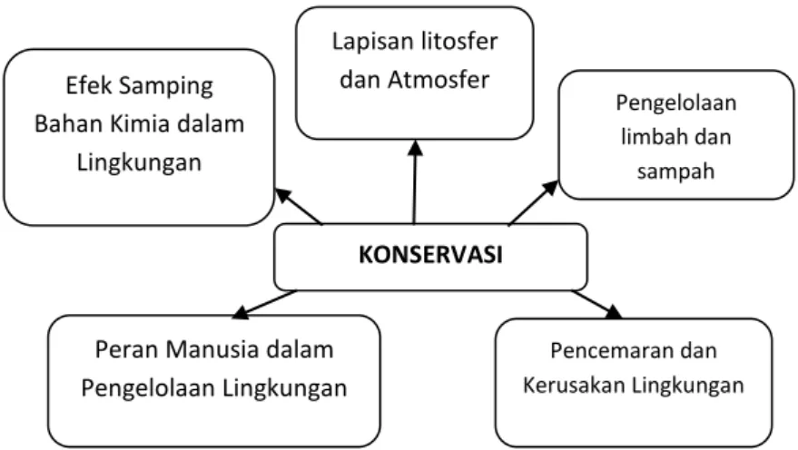 Gambar 1. Jaringan Tema Konservasi
