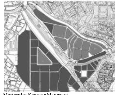 Gambar 2. Masterplan Kawasan Manggarai. 