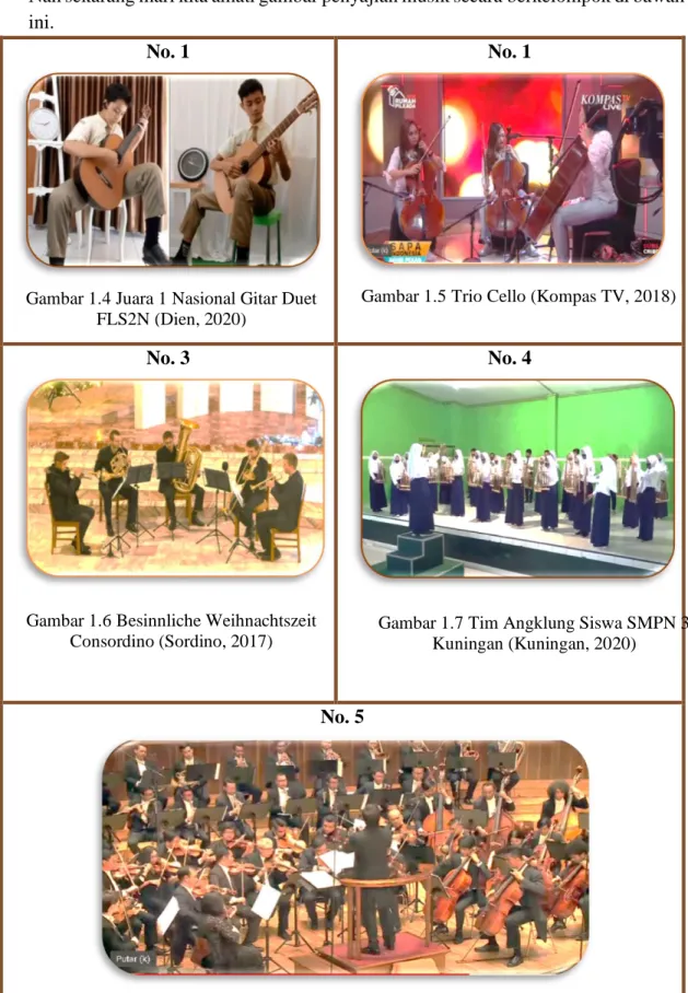 Gambar 1.5 Trio Cello (Kompas TV, 2018) 