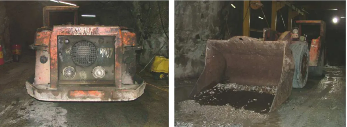 Gambar 3.4 Bengkel LHD pada level 515 Ciurug 