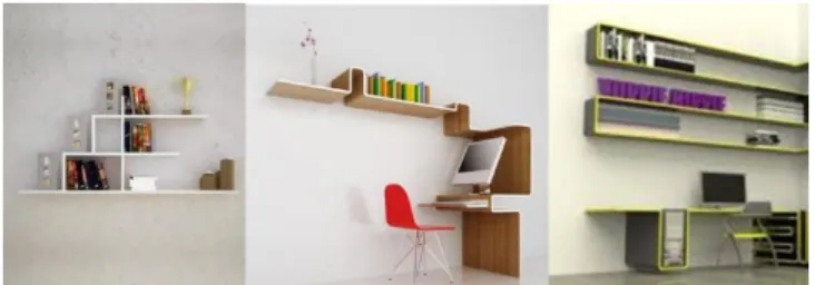 Gambar  35 . Rak Buku Pada Interior Rumah Modern   (www.google.com)