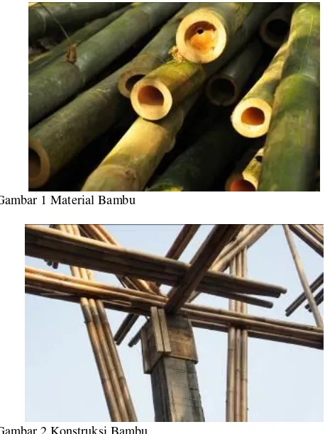 Gambar 2 Konstruksi Bambu 