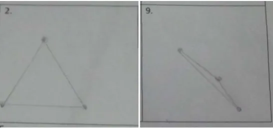 Figure 5.3. Seli‟s triangles number 2 and 9. 