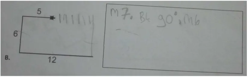 Figure 5.5. Example of students answers in lesson 5 