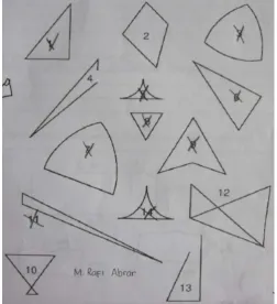 Figure 5.7 . Example of focus group students answer for triangle categorization task