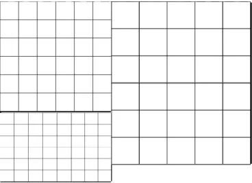 Figure 4.4 The top view of tiled floors 