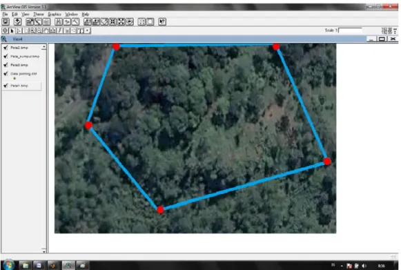 Gambar 4.3 Plot Area Penamaman Pohon 