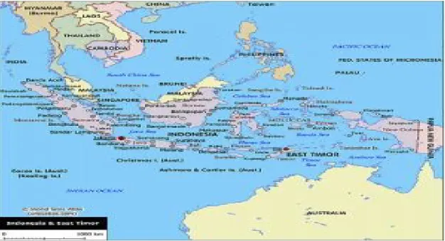 Gambar 2. Letak Geografis Indonesia