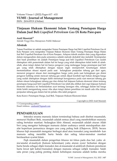 Tinjauan Hukum Ekonomi Islam Tentang Penetapan Harga Dalam Jual Beli ...