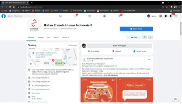 Gambar 2.2 Facebook Iprahumas Indonesia 
