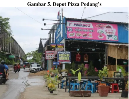 Gambar 5. Depot Pizza Podang’s 