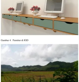 Gambar 2.  Pemandangan alam 