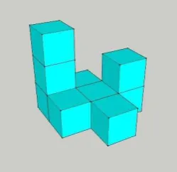 Figure 4.12 The correct construction of the temple in activity 2 lesson 5 