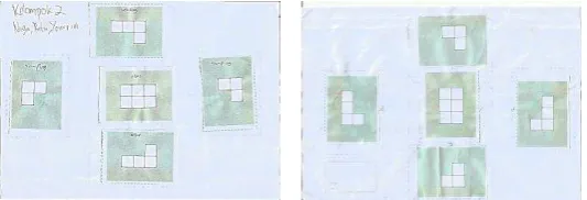 Figure 4.24  Students’ arrangement of the report in activity 1 of lesson 4