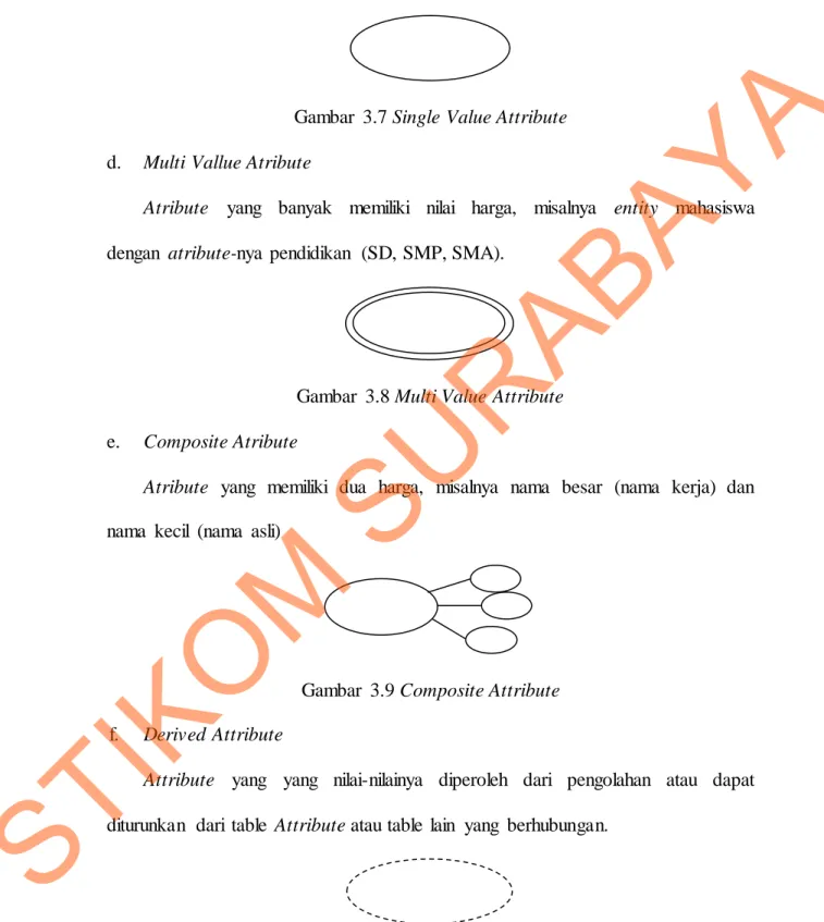 Gambar  3.7 Single Value Attribute  d.  Multi Vallue Atribute 