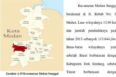 Gambar 4.19 Kecamatan Medan Sunggal 