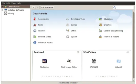 Gambar 3.10. Jendela ubuntu software center 