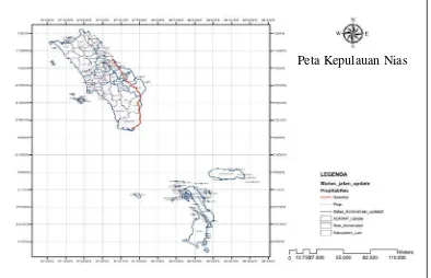 Gambar 4.1. Peta Kepulauan Nias 