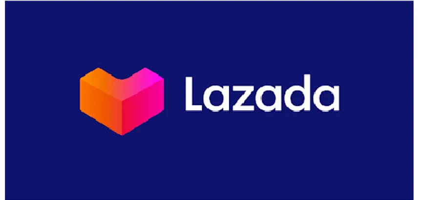 Gambar 1.1 Logo Lazada  Sumber: Lazada.co.id (2020) 
