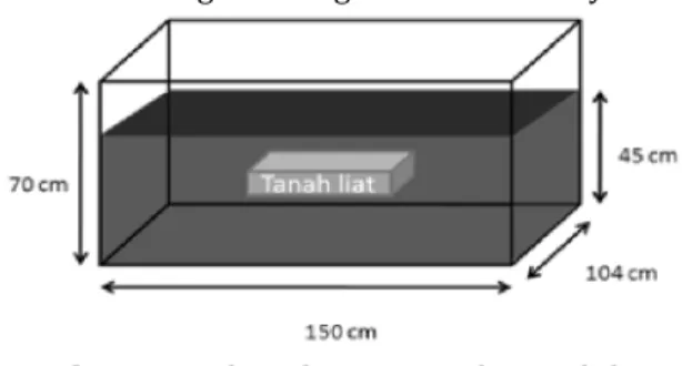 Gambar  2.  Medium berupa  tanah  merah  berisi 