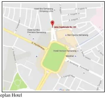 Gambar 1. Siteplan Hotel 