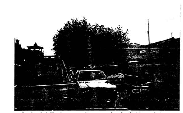 Gambar 3.6 Hambatan samping sangat tinggi pada jalan perkotaan ( Pada Jalan Lempuyangan )