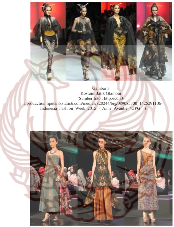 Gambar 4  Kostum Batik Klasik 