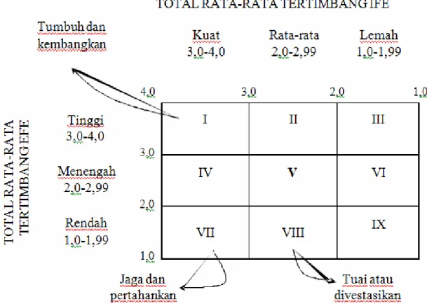 Tabel 2.2  Matrix IE (David 2006, p300-303) 