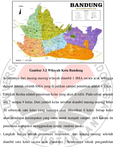 Gambar 3.2 Wilayah Kota Bandung 