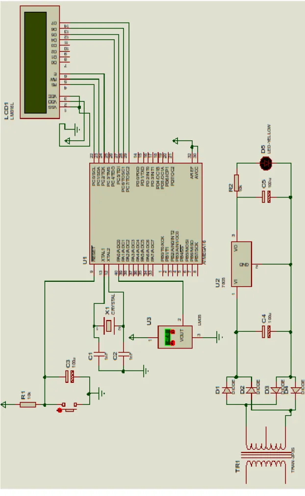 Gambar 3. Rangkaian mikrokontroler