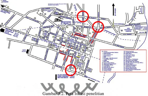 Gambar 3.2. Peta lokasi penelitian 