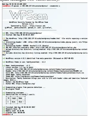 Gambar 7 WPScan 