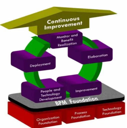 Gambar 2.1 BPM ImplementationFramework 