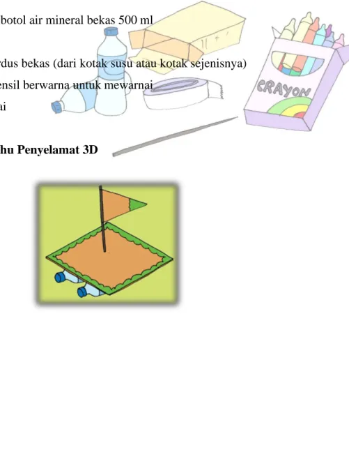 Gambar Perahu Penyelamat 3D 