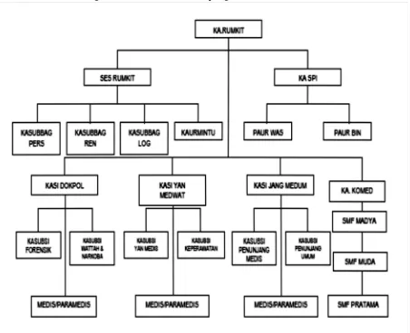 Gambar 4.1. Struktur Organisasi Rumah Sakit Bhayangkara  Medan 