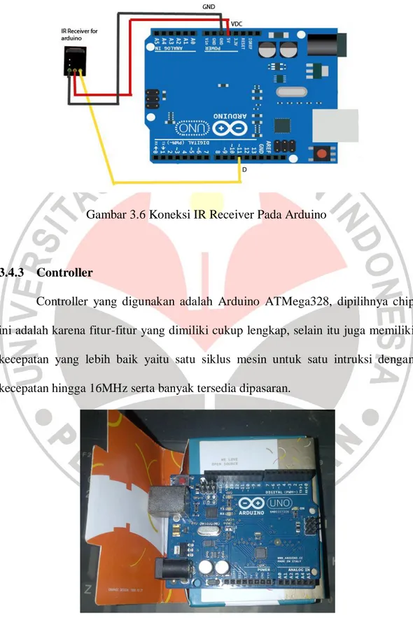 Gambar 3.7  Microcontroller Arduino Uno smd 