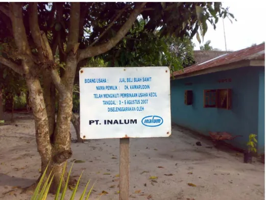 Foto Program CD PT Inalum berupa bantuan modal usaha   di Desa Kuala Indah 