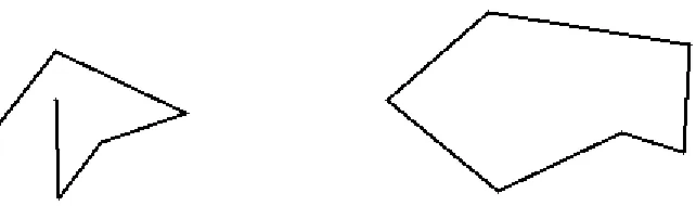 Figure 2-1 : Two Connected Series of Line Segments   