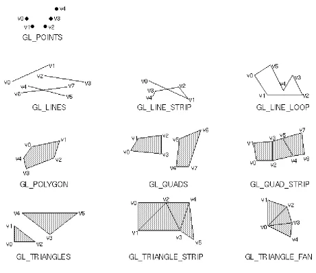Figure 2-6 : Geometric Primitive Types   