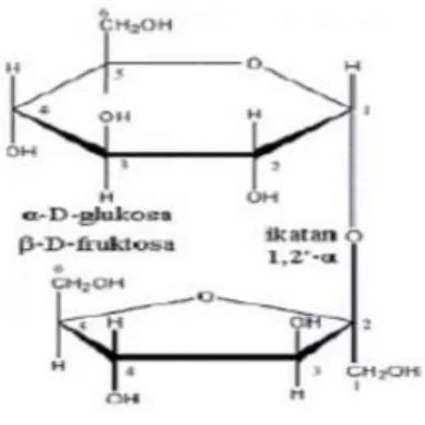 Gambar II.6. Rumus Struktur Sukrosa 