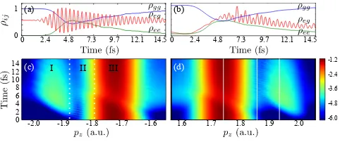 Figure 3. Mapping decoherence with the THz-assisted photo-ionization spectroscopy with petahertz sampling