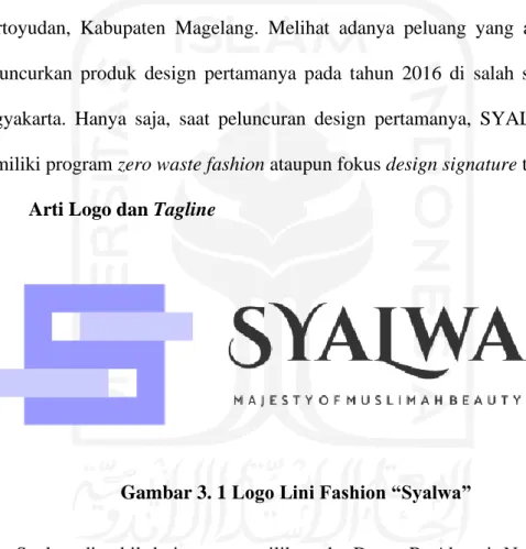 Gambar 3. 1 Logo Lini Fashion “Syalwa” 