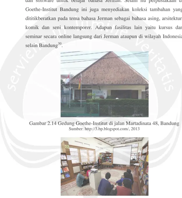Gambar 2.14 Gedung Goethe-Institut di jalan Martadinata 48, Bandung 