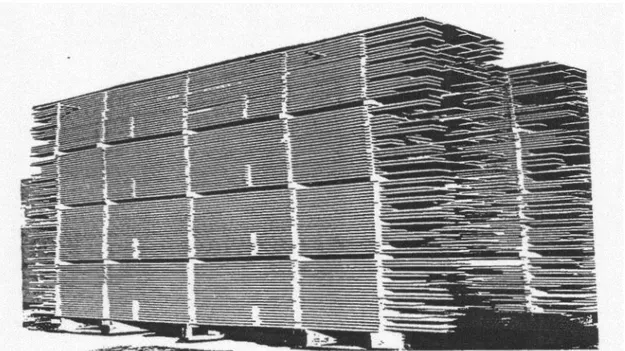 Gambar 9. Tumpukan kayu berbentuk kotak (box piled) Sumber Rietz dan Page  (1971) 